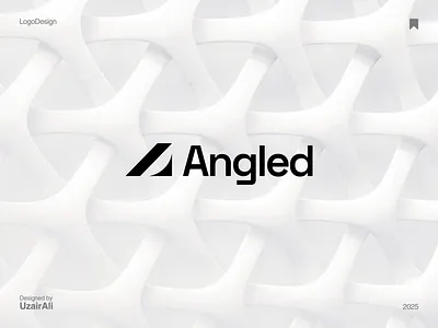 Letter A minimal logo concept a logo angle logo brand identity branding clean edgy graphic design letter a logo logo design modern