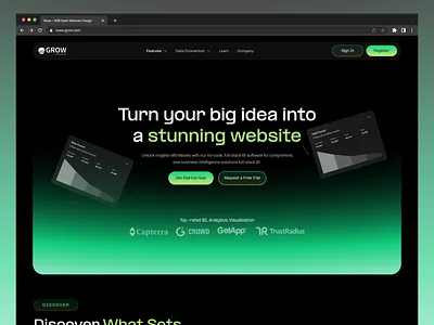 B2B SaaS Website Design agency ui b2b basecom dashboard figma framer product design saas saas platform design uiux web design