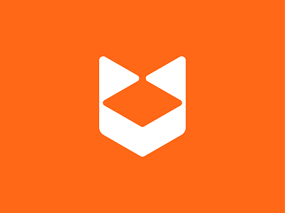 Fox Logo Exploration abstract animal branding fox head icon identity logo logodesign mascot nature orange pet simple symbol wildlife
