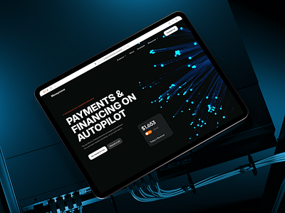 Payment solution website design design finance interface product service startup ui ux web website