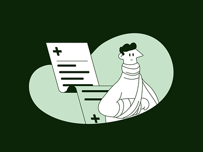 Animated Illustration $ animation bills branding credit dollar help illustration loop medical money motion motion graphics support visual identity