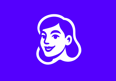 LOGO - WOMAN - OLDSCHOOL branding design face girl graphic design icon identity illustration logo marks symbol ui woman women