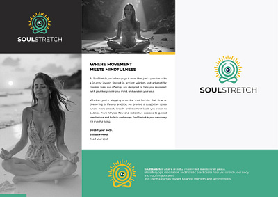 SoulStretch brand identity branding design graphic design web design