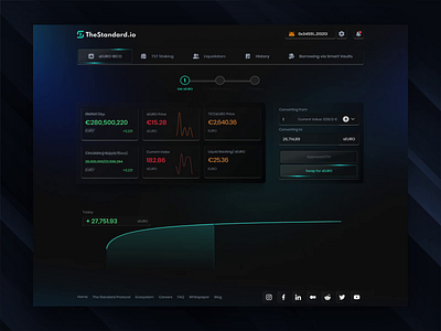 Crypto Smart Vaults & Lending Platform UI UX Dashboard branding crypto crypto loan dashboard hyip investing investment loan loans nft product design saas staking ui user panel ux wallet web design web3 website