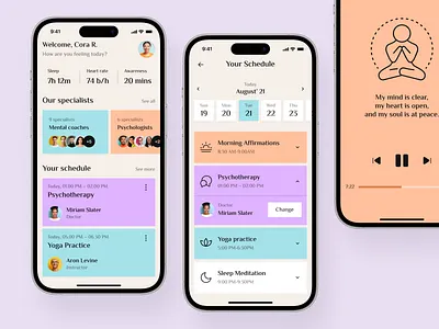 Healthcare Telemedicine Mobile App app design app interface application ui doctor app healthcare ios mobile mobile app mobile app design mobile ui modern ui popular telemedicine app ui design ui ux video call ui