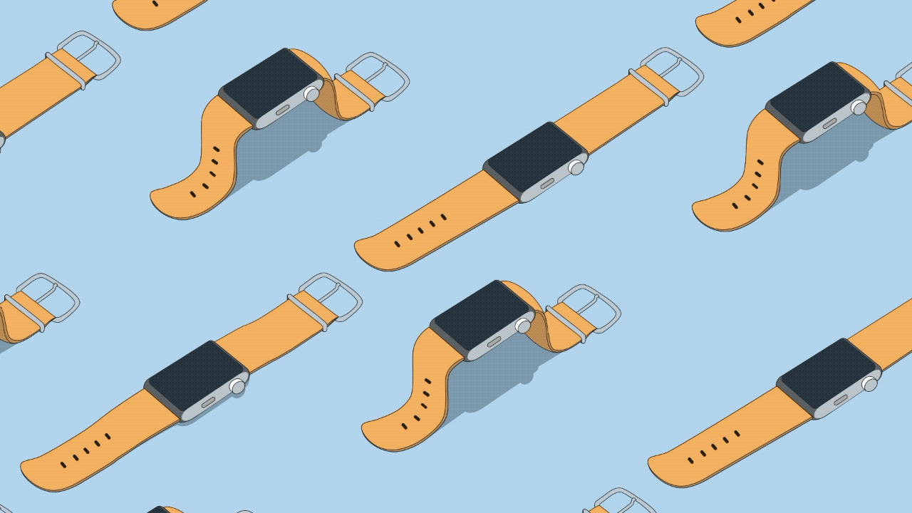 Watch 2d 2danimation aftereffects animation caterpillar crawl motion graphics smartwatch watch