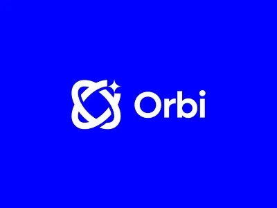 Orbi – AI-powered development services ai artificial intelligence branding dev development icon letter logo mark modern monogram o orbi orbit star technology timeless
