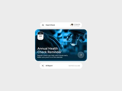 Diagnosync Widgets – AI Features in Action ai ai assistant ai healthcare analytics animation b2c crm dashboard design doctor healthcare medical motion patient platform saas ui ux web widget animation