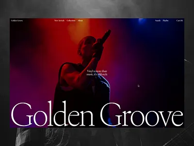 Golden Groove (UI Animation) 2025 trends after effects animation branding design graphic design grid layout motion motion graphics typo typography ui ui animation ui elements uidesign ux web web design website ui