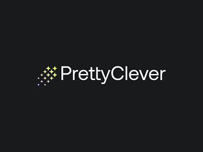 PrettyClever ai brand branding brilliance clever design discovery grow icon logo logodesign minimal pretty star