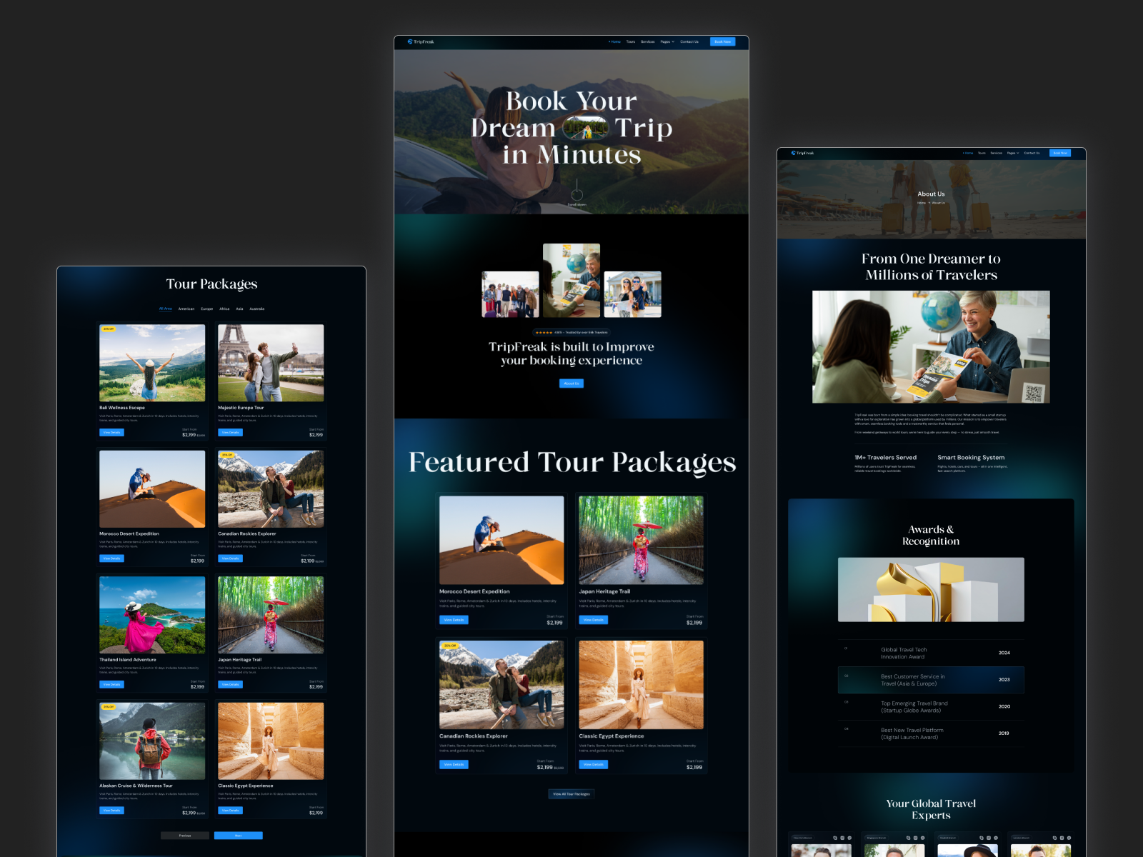 Example of Website & Web App UI/UX Design