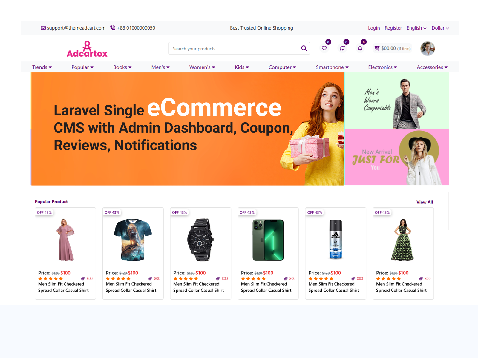 Example of E Commerce Website For Small Business