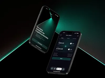 Cryptocurrency Assets for Crypto Wallet branding cryptoapp cryptocurrency cryptowallet graphic design ui walletdesign