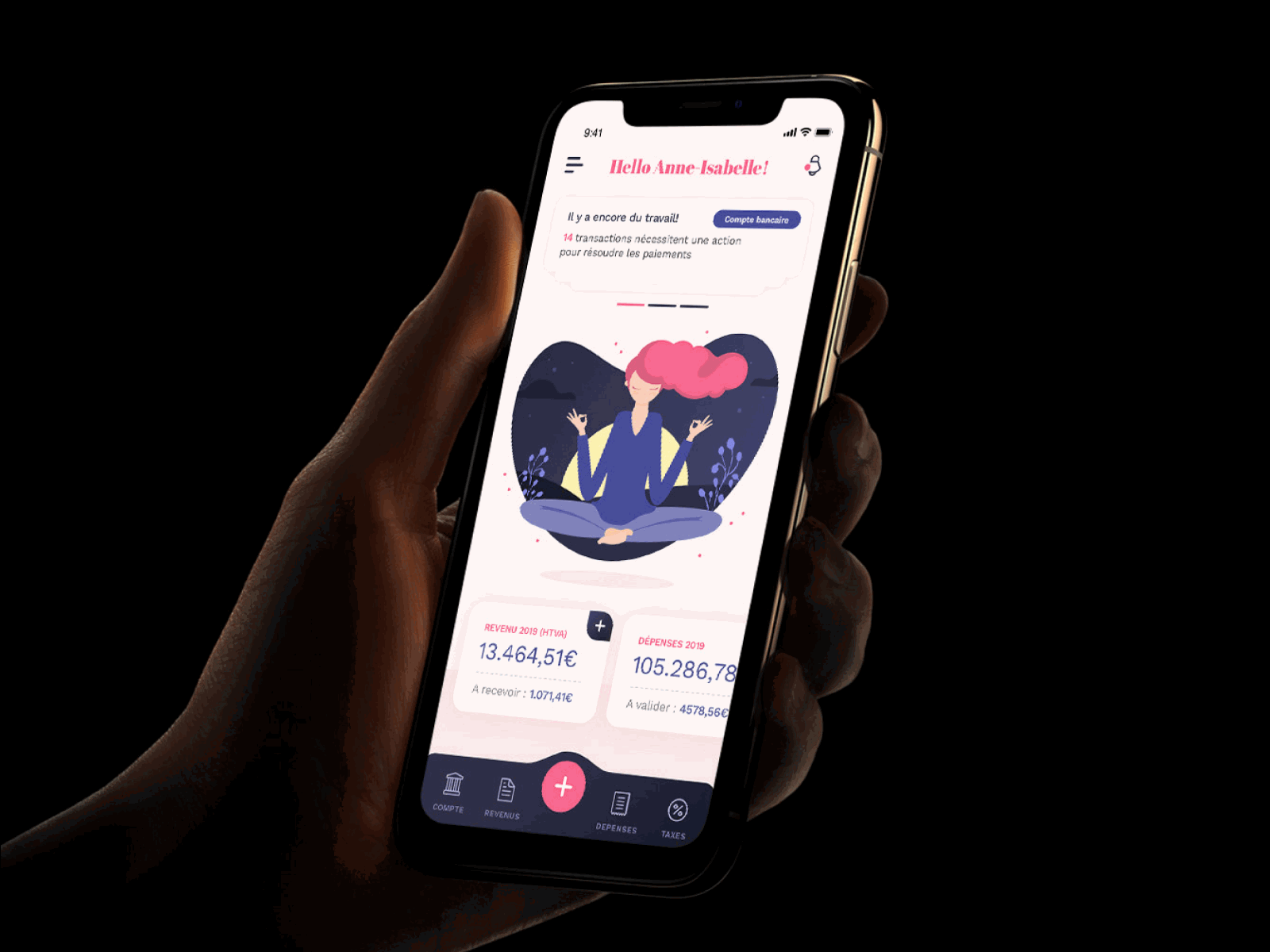 Zen accounting accounting app belgium branding brussels graphic design illustration ui ux zen