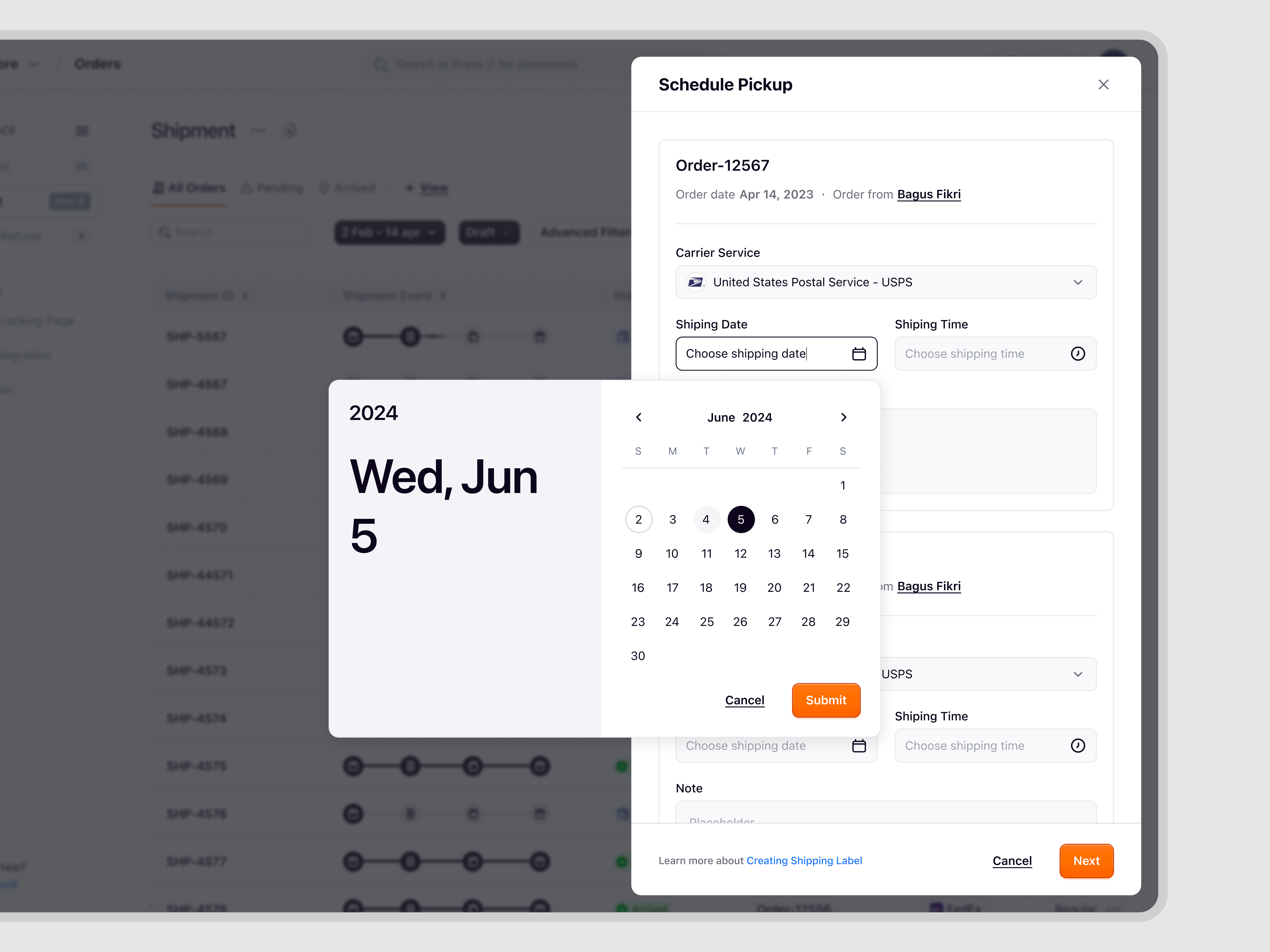 Ecomiq – Schedule a Pickup in Ecommerce SaaS crm dashboard ecommerce marketplace online shop online store order management product design saas saas design schedule shipment management shipping shipping management ui ux web builder web design