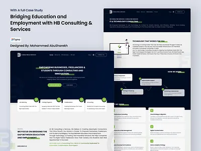 HB Consulting U& Services Website Design case study design services ui ui design ux ux design website