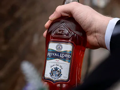 Royal Lord Whiskey Emblem badge design black and white illustration branding crest illustration design emblem design engraving illustration illustration label design logo scotish whiskey vintage illustration whiskey coat of arms whiskey crest whiskey label design whiskey logo