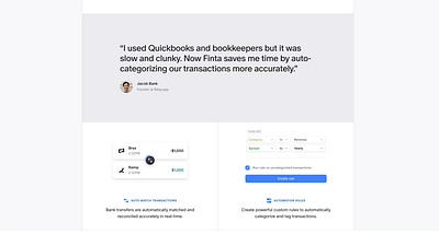 Fun illustration and animation work for Finta animation design icons illustration interface marketing site ui user experience user interface ux web design website design