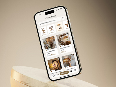 Wood Mobile App - Catalog, Product Detail catalog mobile ui e commere mobile app furniture mobile app mobile app product mobile ui wood application wood mobile app wood ui