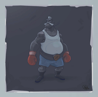 Character - Serbox 2d digital drawing characterdesign photoshop