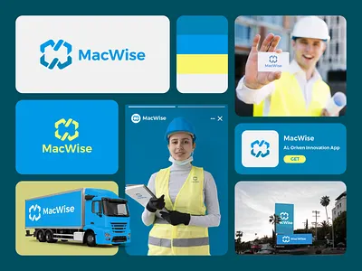 Logo Branding For MacWise Company brand identity branding code design development graphic design illustration logo logo design mac wise vector web