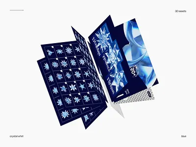 Crystal Whirl 3D Assets Pack 3d 3d blender 3d branding abstract assets blender blue branding crystal crystal 3d blender dark graphic design illustration posters prism showcase slide show ui website