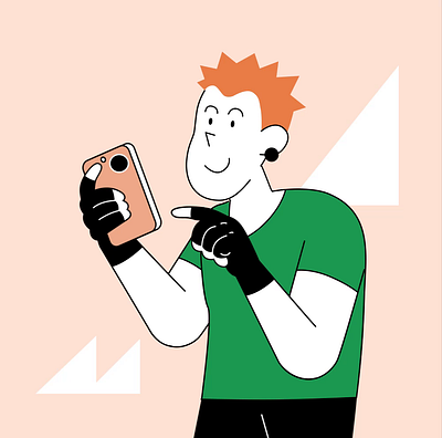 SEARCHING character character design illustration illustrator motion design motion graphics