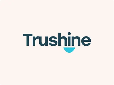 Timeless and Modern Logo Design for Trushine by Logomint brand brand identity branding branding design dental care dentist design graphic design logo logo design visual identity