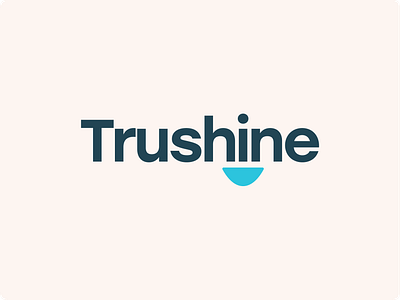 Timeless and Modern Logo Design for Trushine by Logomint brand brand identity branding branding design dental care dentist design graphic design logo logo design visual identity