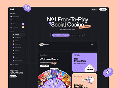 Gambling Dashboard Design bets betting casino casino dashboard casino landing page casino site casino website design crypto dashboard crypto landing page gambling gambling design gambling game gaming design jackpot lottery online casino online casino design roulette slots staking