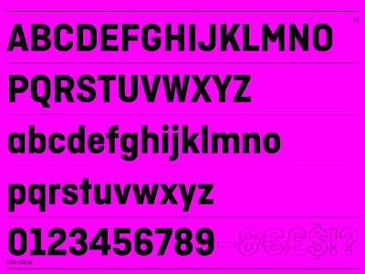 Ciutadella Typeface pink