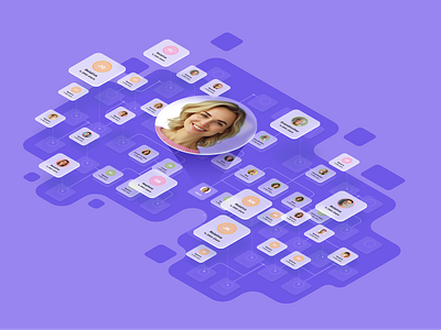 Genomelink Data Visualization data visualization design family tree genomelink graphic design icons illustration ui