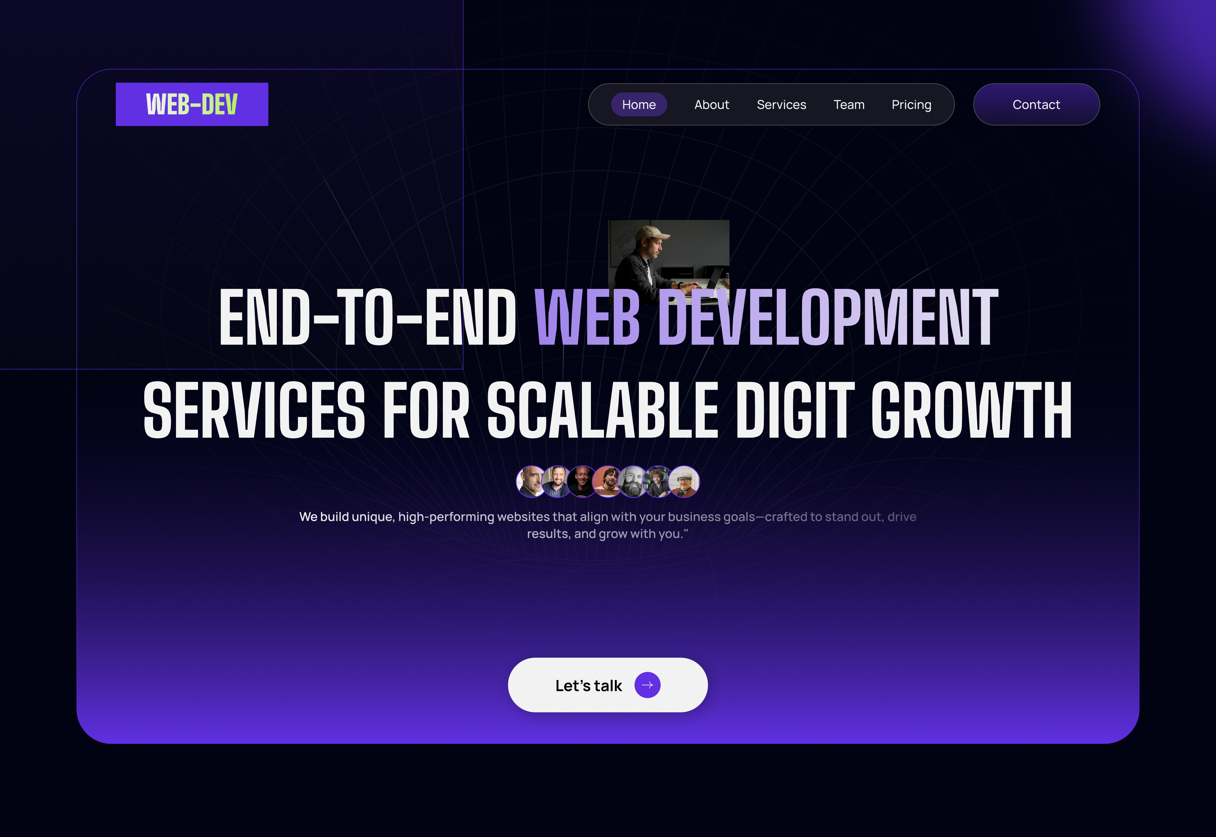 Example of Framer Modern, Responsive Website