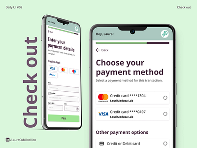 Daily UI #02 - Check Out graphic design ui