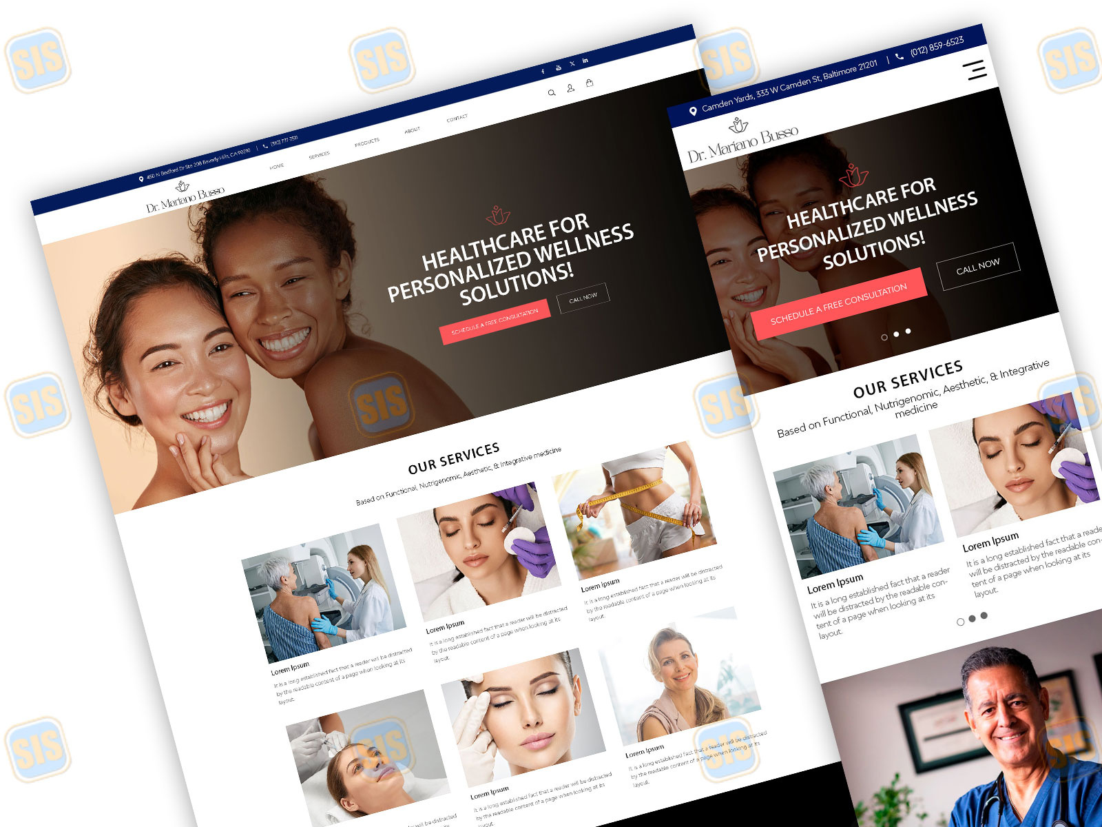Example of Creative Landing Page Design Services