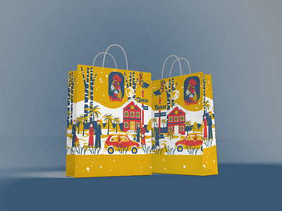 Now design for kudu rest about winter 3d branding graphic design