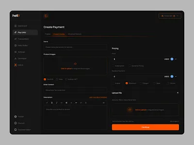 Crypto Create Payment Link create crypto crypto dashboard dashboard payment payment create