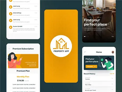 🏡 Property App – Find Your Perfect Place appdesign branding creativedesign dashboarddesign design designinspiration designtrends figma illustration interfacedesign minimaldesign moderndesign modernui productdesign prototype ui uidesign ux uxdesign webdesign