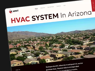 ❄️ HVAC System Website – Arizona Project appdesign branding creativedesign darkmode dashboarddesign design designdaily designsystem figma illustration interfacedesign moderndesign prototype typographydesign ui uidesign ux uxdesign webdesign