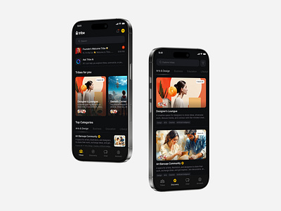 Community Chat App app creative ios mobile ui user experience ux design