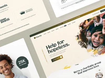 Crafto - AI-Powered WordPress Theme - Charity charity design charity website charity website design creative creative design design ecommerce help cherity illustration modern multipurpose portfolio responsive theme ui web design