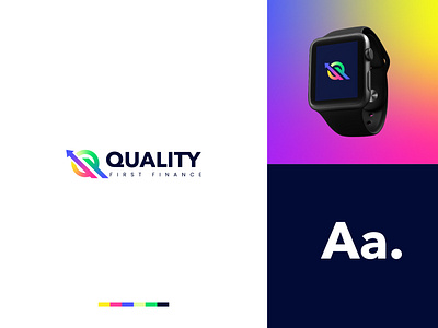 Finance Logo of Quality first Finance , business logo , Investme b2b bank logo branding business logo company logo consulting finance app finance business finance logo finances financial financial logo fintech icon invest investment investment logo logotype startup typography