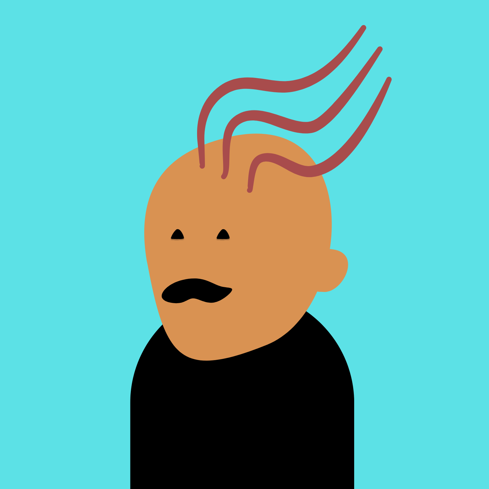 Example of 6 Illustration Wall Art Characters