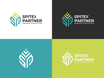 SP Leaf Logo Design leaf lettermark logo logodesign modernlogo natural sp splogo typography