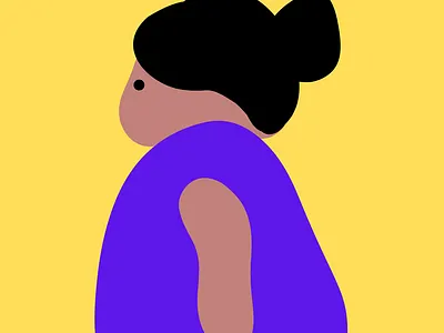 Illustration fat lady design graphic design illustration vector