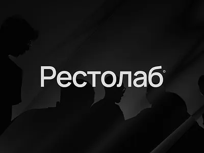 Restolab branding design graphic design icon lettering logo minimal type typography vector