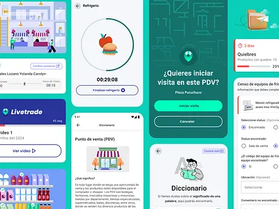 Livetrade form illustration interface store trade ui