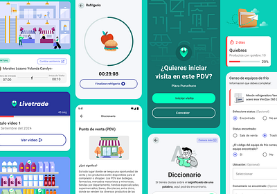 Livetrade form illustration interface store trade ui