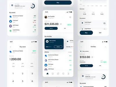 Finance App app app ui application bank banking app finance finance app fintech mobile app money transfer send money app