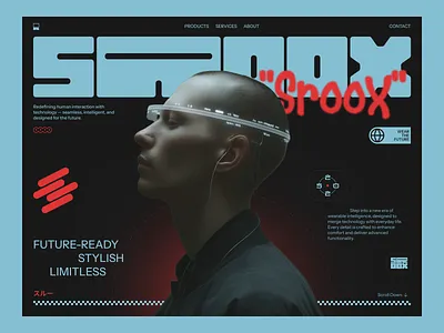 Sproox Website Design creative website design illustration website landing page modern website tech website technology website ui ux vr vr website web design